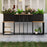 Patio Furniture Set with Raised Garden Bed for Porch and Yard