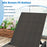 Patio PE Rattan Chaise Lounge with 5-Level Backrest and Wheels-Brown