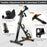 Pedal Exerciser with Adjustable Resistance for Arm and Leg Workout-Orange