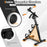 Pedal Exerciser with Adjustable Resistance for Arm and Leg Workout-Orange