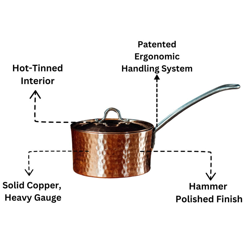 Petite French Copper Butter Pot With Lid — Bright Shop