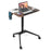 Pneumatic Standing Desk with Anti-fall Baffle and Cup Holder
