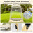 Instant Pop up Sports Tent with Carrying Bag and Floor Mat for 1-2/5-6 People