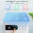 32 Pints Dehumidifier with Sleep Mode and 24H Timer for Home Basement-White