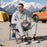 Portable Folding Oxford Cloth Camping Chair with Cup Holder and Side Pocket