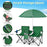 Portable Folding Picnic Double Chair