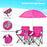 Portable Folding Picnic Double Chair