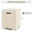 2-in-1 Gas Tank Holder Side Table with Protective Cover