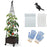 Raised Garden Bed Adjustable with Plant Box and Trellis with Lockable Wheels