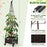 Raised Garden Bed Adjustable with Plant Box and Trellis with Lockable Wheels