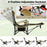 Reclining Camping Chair with Removable Footrest and Adjustable Backrest