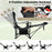 Reclining Camping Chair with Removable Footrest and Adjustable Backrest