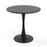 31.5 Inch Round Dining Table with Anti-Slip PP Ring-Black