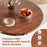 Round Dining Table with Pedestal Base for 4-6 People-Walnut