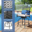 Set of 2 Outdoor Bar Height Chair with Soft Cushions