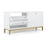 Shoe Storage Bench Narrow Entryway Bench with 2 Flip Drawers Adjustable Shelves-White