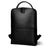 Skald Black Pebbled Leather Backpack | Slim Black Leather Backpack