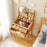 Small Vanity Desk 23.5 Inch Compact Makeup Table with Mirror-Natural