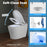 Elongated Smart Bidet Toilet Heated Seat Sensor Auto-White