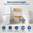 Smart Toilet with Built-in Bidet ADA Height with Auto Flush and Heated Seat and Remote-White