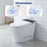 Smart Toilet with Built-in Bidet ADA Height with Auto Flush and Heated Seat and Remote-White