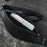 Sigrid Smooth Black Leather Waist Bag | Smooth Black Leather Fanny Pack