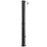 7.5 Feet 15.9 Gallon Solar Heated Outdoor Shower with Shower Head-Black