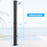 7.5 Feet 15.9 Gallon Solar Heated Outdoor Shower with Shower Head-Black