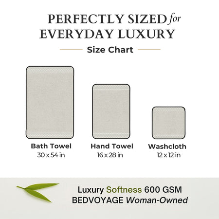 Bamboo Cotton Spa Bath Towel - Viscose from Bamboo + Cotton – Stone