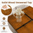 Square Coffee Table Mid Century Modern Center Table-Walnut