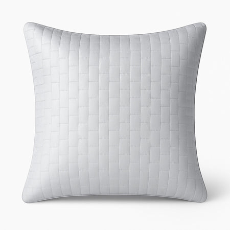Bamboo Quilted Sham - 100% Viscose from Bamboo - 1pc - Euro - Stone