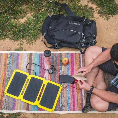 SunJack 15 Watt ETFE Foldable Portable Solar Panel Charger
