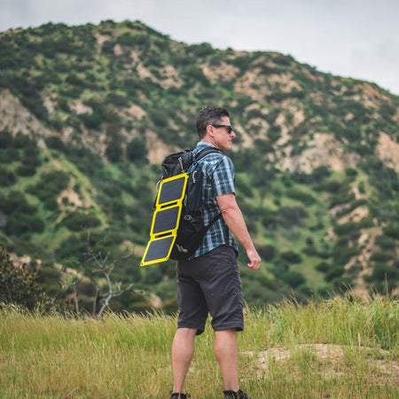 SunJack 25 Watt ETFE Foldable Portable Solar Panel Charger
