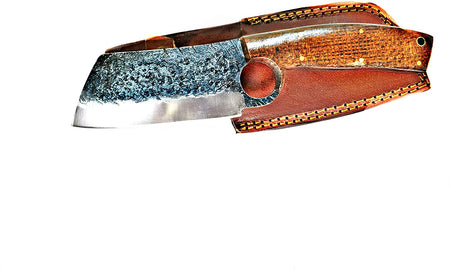 Hand Forged Clever Style Carbon Blade by Titan TC-006