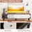 TV Stand for 80 Inch TVs Mid Century Modern Entertainment Center with Sliding Door Cabinet-Walnut