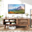 TV Stand for TVs up to 55" with Sliding Door and Adjustable Shelves for Living Room-Brown