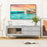 TV Stand with Compartment and Drawers for 55 Inch TV-Gray