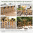 30 Inch Rattan Teak Wood Bar Stool with Backrest and Footrest