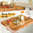 Teak Wood Cutting Board Extra Large 24 Inch Reversible Cutting Board with Handle