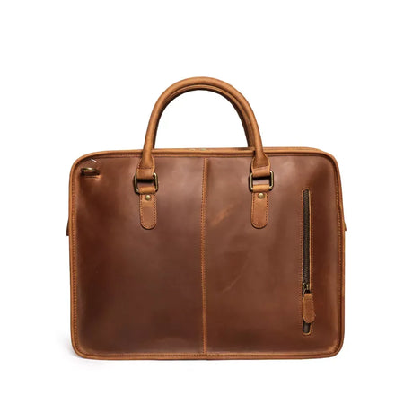 The Hemming Leather Laptop Bag | Vintage Leather Briefcase