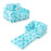 Kids Recliner Sofa Converts to Sleeper Bed for Boys Girls-Blue