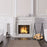 Triangle Firewood Rack with Raised Base for Fireplace Fire Pit-Black