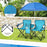 Portable Folding Picnic Double Chair