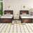 Twin Size Bed Frame Metal with High Headboard and Mute Bars-Twin Size
