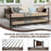Twin Size 2-In-1 Daybed Frame with Pullout Trundle