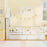 Twin Size House Bed Kids Montessori Bed with House-Shaped Storage Headboard-White