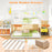 Twin over Twin House Bunk Bed with Roof and Full-length Guardrails-White
