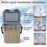 Ultra-Light Injection Molded Cooler 21 QT Hard Ice Chest