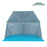 UPF50+ Sun Protection Beach Umbrella Tent with Portable Carrying Bag-Blue