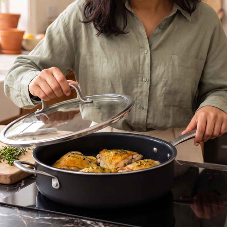 Ceramic Nonstick Cookware Set, 9-Piece